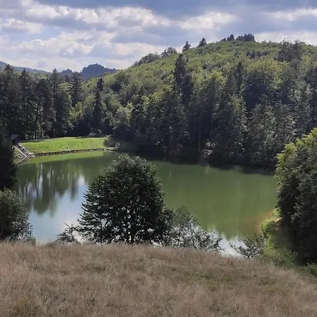Chalet Pri 7 Jazerach S Vyvysenou Terasou Stiavnicke Bane
